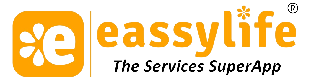 eassylife logo in orange and white
